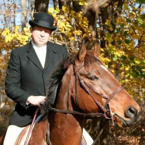 Jeffrey “Scott” Watkins on a horse