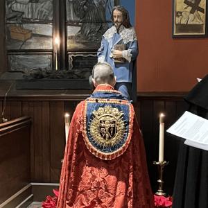 Father Pyles and Charles Stuart King and Martyr