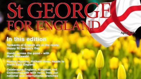 St. George for England Magazine Cover